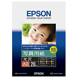 「メール便不可」EPSON ＫＡ３２０ＰＳＫＲ 写真用紙　光沢 (KA320PSKR)<br>エプソン 7416466<br>rei 【jyu】